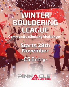 Winter Bouldering League at The Pinnacle Bouldering Centre